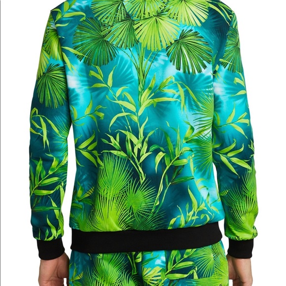 Brand New w/tags Saks Versace Jungle Print Oversized Sweater - Picture 6 of 9